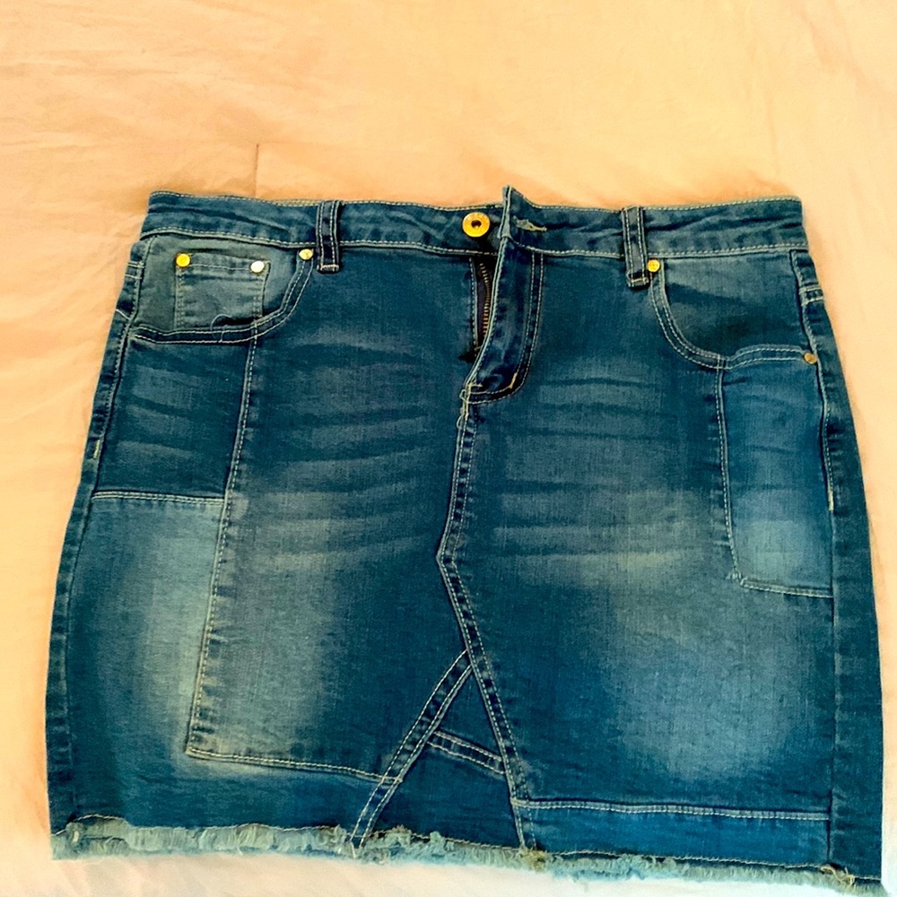 Stretch Jean skirt